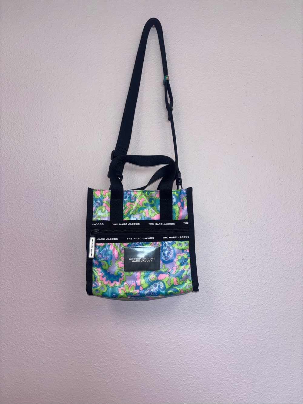 The Marc Jacobs Floral Print Crossbody Tote in Multicolor
